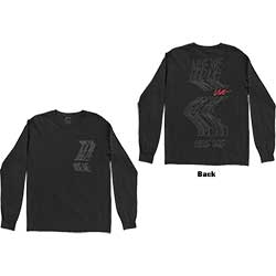 PVRIS Unisex Long Sleeved T-Shirt: Use Me (Back Print)