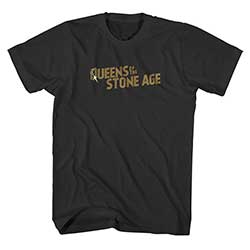 Queens Of The Stone Age Unisex T-Shirt: Bullet Shot Logo