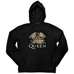 Queen Unisex Pullover Hoodie: Crest