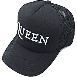 Queen Unisex Baseball Cap: Logo (Mesh Back)
