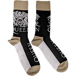 Queen Unisex Ankle Socks: Crest & Logo (UK Size 7 - 11)