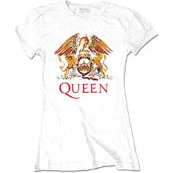 Queen Ladies T-Shirt: Classic Crest