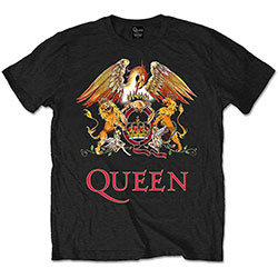 Queen Unisex T-Shirt: Classic Crest (Plus Sizes)