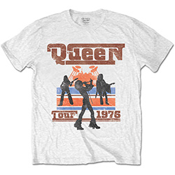 Queen Unisex T-Shirt: 1976 Tour Silhouettes