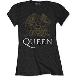 Queen Ladies T-Shirt: Crest