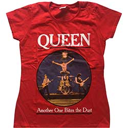 Queen Ladies T-Shirt: One Bites The Dust