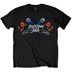 Rag'n'Bone Man Unisex T-Shirt: Mics & Roses