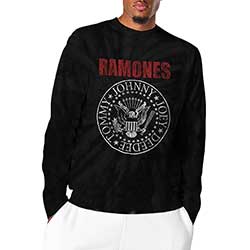 Ramones Unisex Long Sleeved T-Shirt: Presidential Seal (Wash Collection)