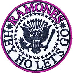 Ramones Standard Patch: Hey Ho Let's Go V. 1
