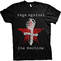 Rage Against The Machine Unisex T-Shirt: Bulls on Parade Mic