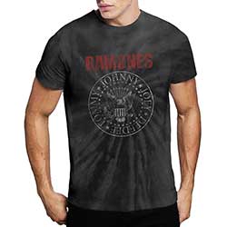 Ramones Unisex T-Shirt: Presidential Seal (Dip-Dye)