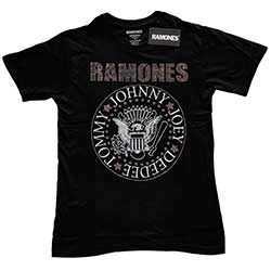 Ramones Kids Embellished T-Shirt: Presidential Seal (Diamante)