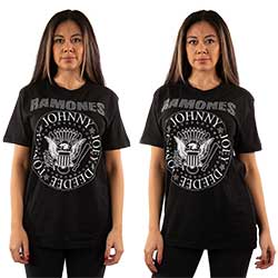 Ramones Unisex T-Shirt: Presidential Seal (Embellished)