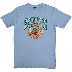 Ramones Unisex T-Shirt: Crest Psych