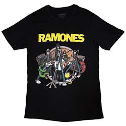 Ramones Unisex T-Shirt: Cartoon Band