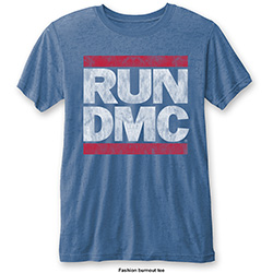 Run DMC Unisex Burn Out T-Shirt: Vintage Logo