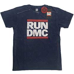Run DMC Unisex Snow Wash T-Shirt: Logo