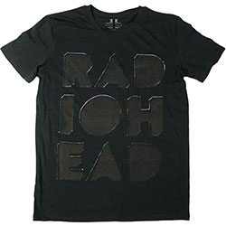 Radiohead Unisex T-Shirt: Note Pad (Debossed)