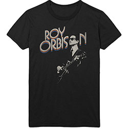 Roy Orbison Unisex T-Shirt: Guitar & Logo