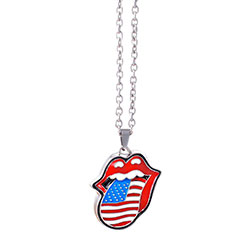 The Rolling Stones Necklace: USA tongue