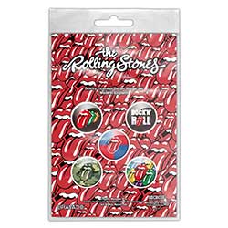The Rolling Stones Button Badge Pack: Rock 'N' Roll