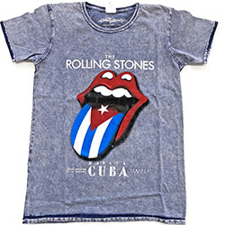 The Rolling Stones Unisex T-Shirt: Havana Club (Burnout)