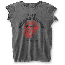 The Rolling Stones Ladies T-Shirt: New York City 75 (Burnout)