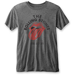 The Rolling Stones Unisex Burn Out T-Shirt: New York City 75
