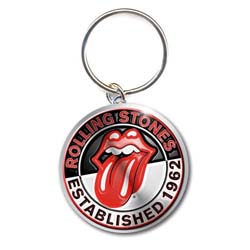 The Rolling Stones Keychain: Est. 1962 (Enamel In-fill)