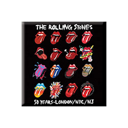 The Rolling Stones Fridge Magnet: Tongue Evolution (2 inch)