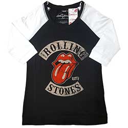 The Rolling Stones Ladies Raglan T-Shirt: Tour 78