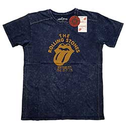 The Rolling Stones Unisex Snow Wash T-Shirt: NYC '75