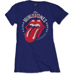 The Rolling Stones Ladies T-Shirt: 50th Anniversary Vintage