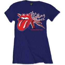 The Rolling Stones Ladies T-Shirt: Lick the Flag (X-Small)