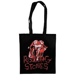The Rolling Stones Tote Bag: Hackney Diamonds Cracked Glass Tongue