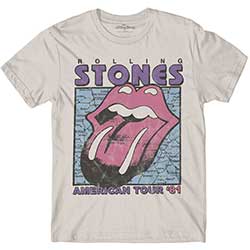 The Rolling Stones Unisex T-Shirt: American Tour Map