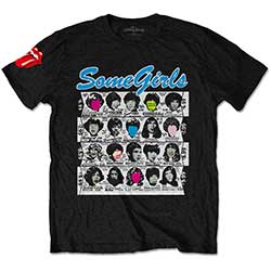 The Rolling Stones Unisex T-Shirt: Some Girls Album (Sleeve Print)