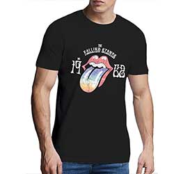 The Rolling Stones Unisex Hi-Build T-Shirt: Sixty Rainbow Tongue '62