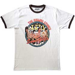 The Rolling Stones Unisex Ringer T-Shirt: Some Girls Circle