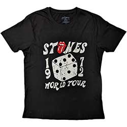 The Rolling Stones Unisex T-Shirt: Dice Tour '72