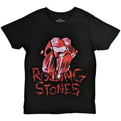 The Rolling Stones Unisex T-Shirt: Hackney Diamonds Cracked Glass Tongue