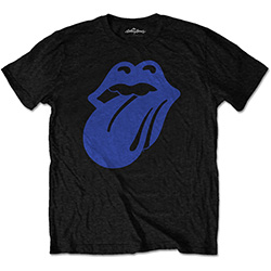 The Rolling Stones Unisex T-Shirt: Blue & Lonesome 1972 Logo