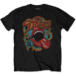 The Rolling Stones Unisex T-Shirt: Retro 70s Vibe (Soft Hand Inks)