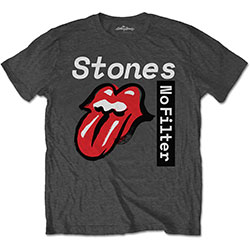 The Rolling Stones Unisex T-Shirt: No Filter Text