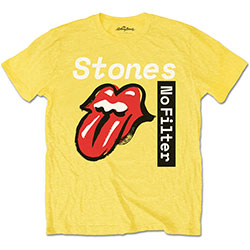 The Rolling Stones Unisex T-Shirt: No Filter Text