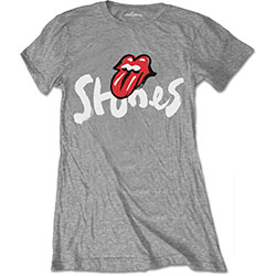 The Rolling Stones Ladies T-Shirt: No Filter Brush Strokes