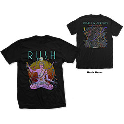 Rush Unisex T-Shirt: Snakes & Arrows Tour 2007 (Back Print)
