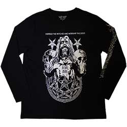 Rob Zombie Unisex Long Sleeve T-Shirt: Devil Man (Sleeve Print)