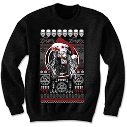 Rob Zombie Unisex Sweatshirt: Bloody Santa