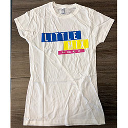 Little Mix Ladies T-Shirt: Logo Blue/Yellow/Pink (Ex Tour)
